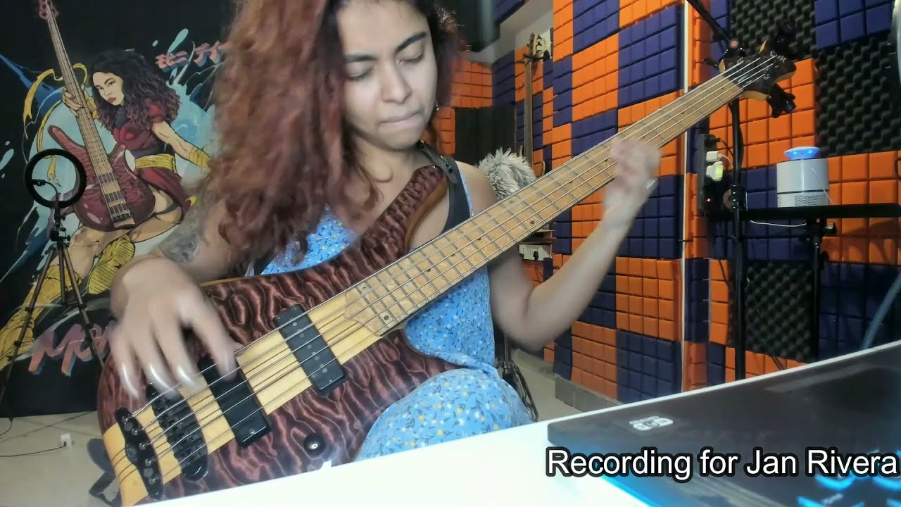 MOHINI DEY Bass Solo | Session For Jan Rivera | Marco Minnemann On ...