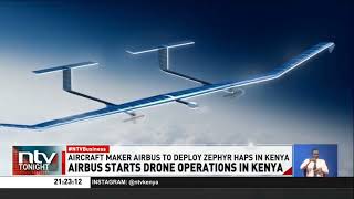 Airbus completes first test flights of high-altitude communication drones in Laikipia, Kenya.