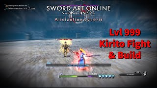 [SAOAL] Lvl 999 Kirito Boss Fight \u0026 Build Setup