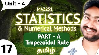 Trapezoidal Rule in Tamil MA3251 Statistics and Numerical Methods in Tamil Unit 4 Part A Questions