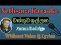 wasthuwa illana | karaoke | without voice | tracks | lyrics | antan rodrigo