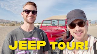 We Drove STRAIGHT Into the San Andreas Fault! Palm Springs Desert Jeep Tour 🚘