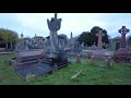 Walking around Brompton Cemetery, Fulham Road, Kensington, London, Graveyard Walk, London Tour 4K