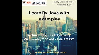 Learn Rx java with examples - KPI Consulting
