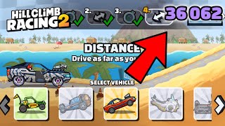 Hill Climb Racing 2 - 💔36,062 (39,089) PTS in Sun, Sand, Spinal Injuries💀
