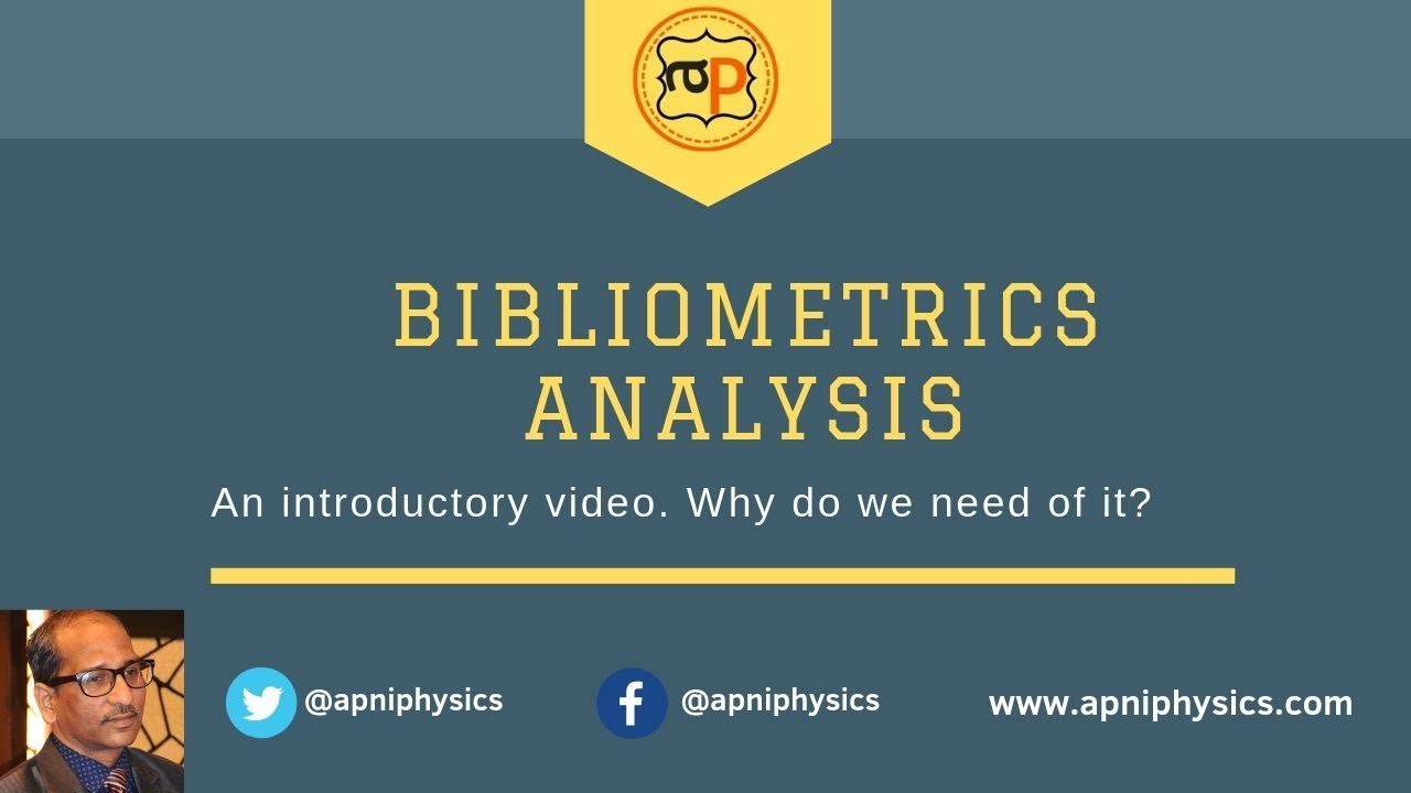 Bibliometrics Analysis - YouTube