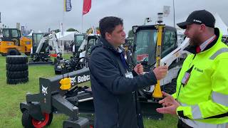 Bobcat brings its 3D Trimble machine controlled  T870 Skid Steer to Plantworx 2019