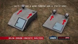 Tornado Safe below-ground storm shelters! Keep your family safe during tornado season