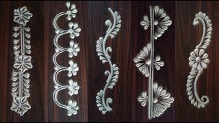 Featured image of post Door Border Rangoli Designs Flowers rangoli designs simple and easy rangoli designs 2021