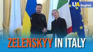 Zelenskyy in ITALY: Meeting With Meloni and Pope Francis Planned