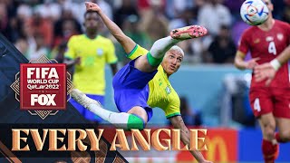 Brazil’s Richarlison scores JAW-DROPPING scissor kick goal in 2022 FIFA World Cup | Every Angle