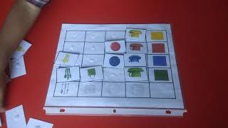 Double Entry Matrix Logic Game - 1 for Preschoolers/Kindergarten