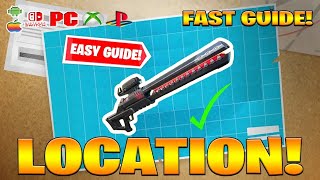 Where to find Railgun Location in Fortnite! (How to Get Railgun Location)