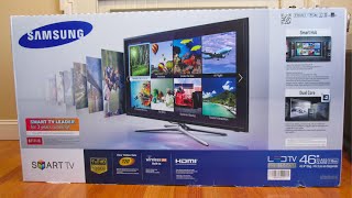 Unboxing \u0026 Setup: Samsung LED F5500 Series Smart TV 46”