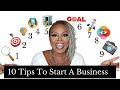 10 Tips To Start A Business in 2024