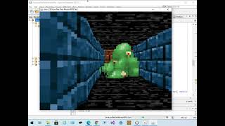 [Java 2.5D] Game from scratch - Very Low Res Pseudo 3D First Person RPG Game Test #1
