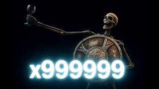 Skeleton Shield Meme 99999999X Speed