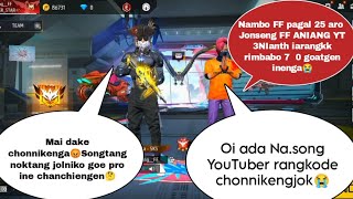 YouTuber rangko Botra2 ine chonnika😡Nambo FF Pagal 25 3Nianth ANIANG \u0026 Jonseng FF iarangko 7-0🤔