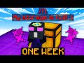 1 WEEK AFK with Most Expensive Minion in Hypixel Skyblock!