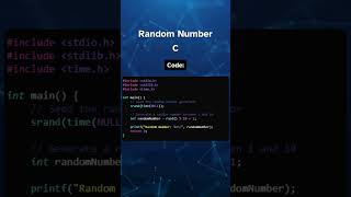 Random Number Generator in C #coding #c #tutorial #developer #programming #tutorial #random #numbers