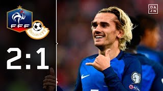 Griezman und Giroud fixieren WM-Ticket: Frankreich – Weißrussland 2:1 | Highlights | WM-Quali | DAZN