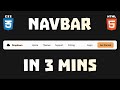 How To Create A Modern Navigation Bar in HTML and CSS!