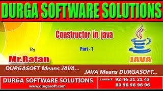 Corejava - Basics - Constructor in java Part - 1