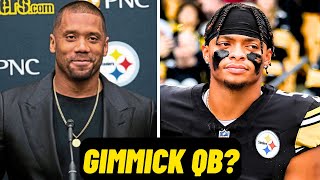 Russell Wilson CALLS for Justin Fields as a GIMMICK QB?! 😱 (Pittsburgh Steelers