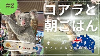 コアラと朝ごはん　ジェイさんツアー参加レポート【ジェットスターで行くオーストラリア大自然満喫の旅】#2