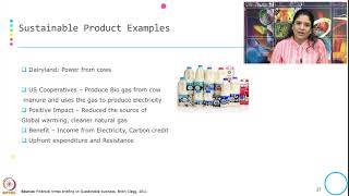 Week 1-Lecture 8 : Sustainable Products