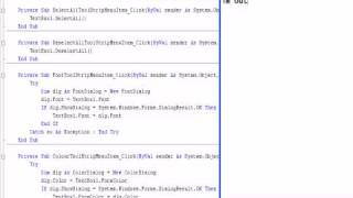 Tutorial 3 - How to make a Notepad in Visual Basic 2008