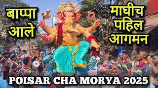 माघीच पहिल आगमन Poisar Cha Morya 2025 | बाप्पा आले | Maghi Ganesh Utsav 2025 | पोयसरचा मोरया २०२५ |