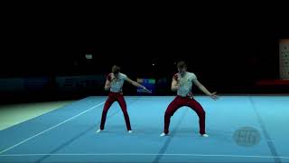 Ukraine (UKR) - 2018 Acrobatic Worlds, Antwerpen (BEL) - Balance  Men's Pair