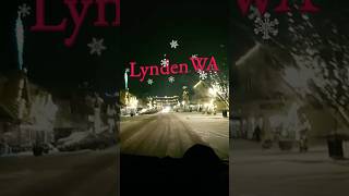 Drive through Small Town Christmas lights! #christmas #snow #holiday #washington #christmasdecor