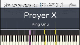 King Gnu「Prayer X」- フル〈ピアノ楽譜〉