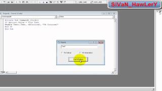 Create a Vb Critical And Vbinformation In Vb6