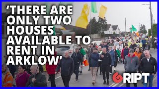 Hundreds attend “Arklow Says No” protest against direct provision centre