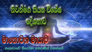 කැනඩාවේ නිරෝෂා මෑණියන්ගේ දේශනාවකි A sermon by Mother Nirosha of Canada