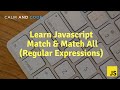 Learn Javascript | Match & Match All Functions (Regular Expressions)