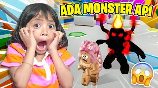 LEIKA LARI DARI KEJARAN MONSTER API 😱🔥 APAKAH LEIKA AKAN SELAMAT ?? [ROBLOX INDONESIA]