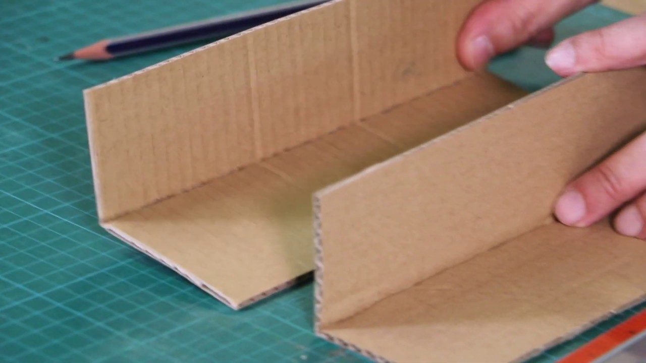 Working With Cardboard: Bending & Folding - YouTube