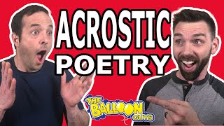 Learning Acrostic Poetry | The Balloon Guys