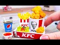 How to Make Miniature KFC Fried Chicken and Fries | Tiny Food Cooking | DIY Mini Kitchen Recipe