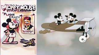 PLANE CRAZY (1928) Mickey Mouse, Minnie Mouse & Clarabelle Cow | Animation, Family, Comedy | B&W