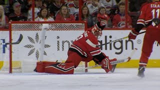 Scott Darling flashes the leather to rob Kane