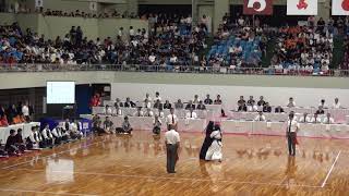 2019年IH 剣道 女子 団体 予選  五泉（新潟） VS  秋田（熊本）