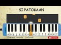 not pianika si patokaan lagu daerah belajar pianika not angka si patokaan