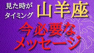 山羊座♑見た時がタイミング✨【今あなたに必要なメッセージ】カードリーディング✨