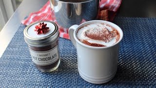 Homemade Instant Hot Chocolate Mix - Last Minute Edible Christmas Gift Idea!