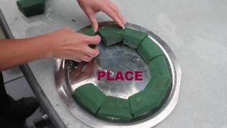 How to make the base of an Oasis wreath